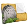 Sesame Street Painted Oscar The Grouch Blanket