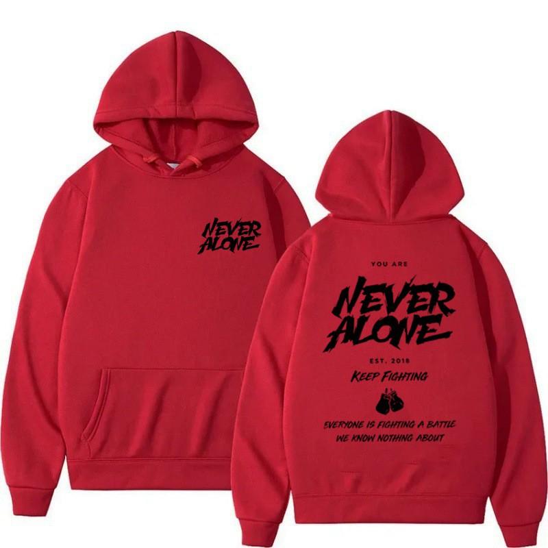 Unisex Hooded Sweatshirt With Front Pocket Print Loose Fit Long Sleeve Casual Winter Top