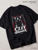 Schwarzes Ozzy Osbourne T-Shirt, Rock Back in