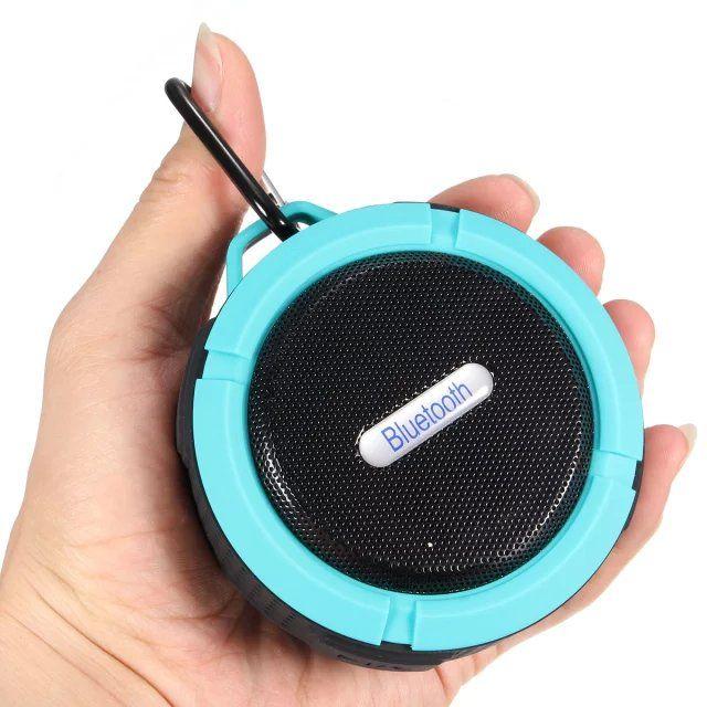 Mini Wireless Waterproof Bluetooth Speaker with Suction Cup Green