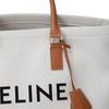 Celine Horizontalkava Tote Bag Canvas White Women 190062BNZ Used