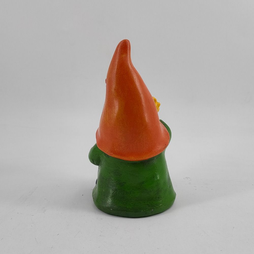 Resin Dwarf Sculpture Funny Miniature Statue Thanksgiving Pumpkin Decoration Gnome Figurine Porch
