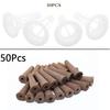 50/100pcs Plant Grow Basket For Aerogarden Plant Hydroponics Soilless Grow Sponges Seed Pods Garden Plant Basket Kit Set
