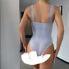 Erotische Dessous Damen-Body, sexy Spitzen-Blumen-Body mit bequemer Passform