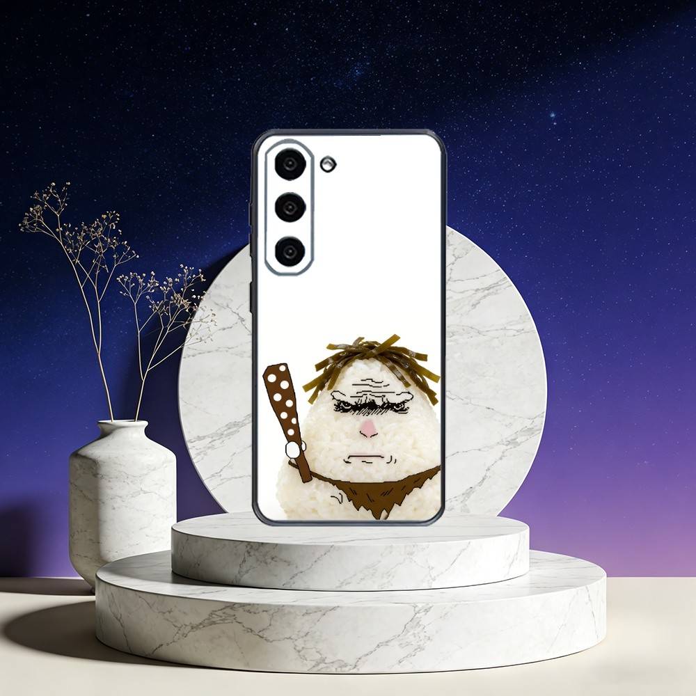 

Hamster Caveman Phone Case For Samsung Galaxy A73,A72,A71,A70,A53,A52,A51,Others Soft Black Cover Samsung a50 30s 50s
