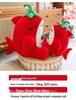 Shark & Radish Plush Pillow: Cute Carrot & White Rabbit Hug Doll