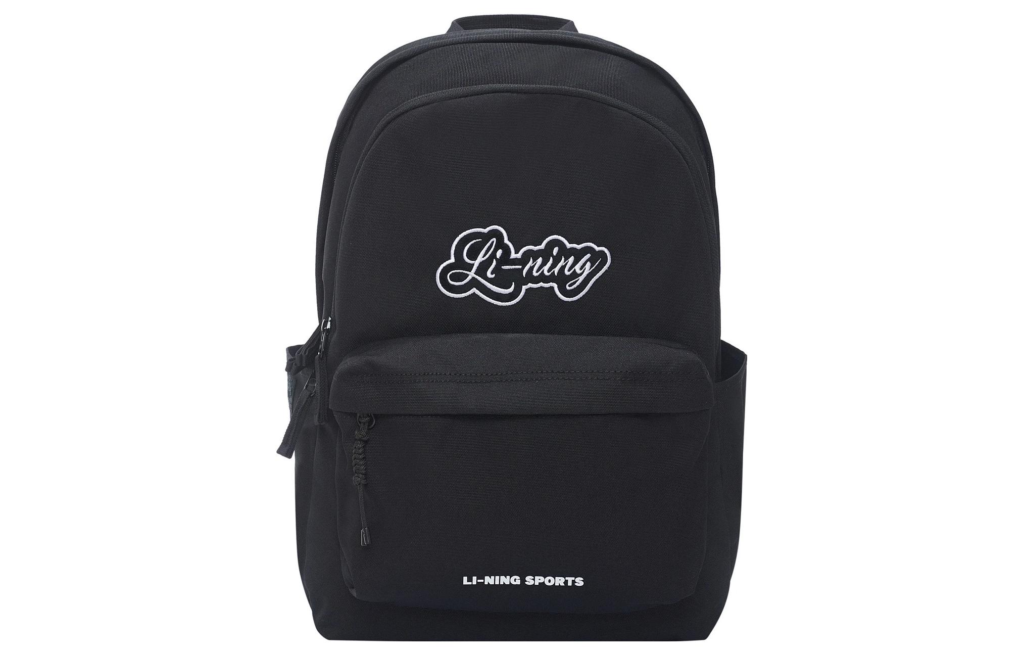 Li Ning Sportlife Fabric Backpack Regular Unisex Black ABSS173-1