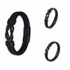 Multi-Strand Braiding Men's Figure-Eight Leather Bracelet  Professional Office Accessory