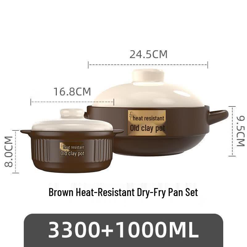 Qiwei Ceramic High-Temperature Claypot Rice Pot