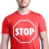 Funny Stop Sign Traffic Stop Costume T-Shirt Woman Man Vintage Beach Vacation Cotton Graphic