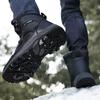 Outdoor sports hiking shoes thick sole heightening non-slip and wear-resistant foot lace-up outdoor shoes men
