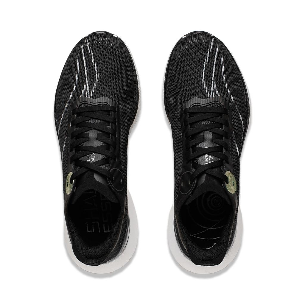 Li Ning Absolute Shadow 2 Essential Casual Shock Absorbing Non-Slip Wear-Resistant Breathable Rebound Running Shoes Men sneaker Black White ARRU003-3