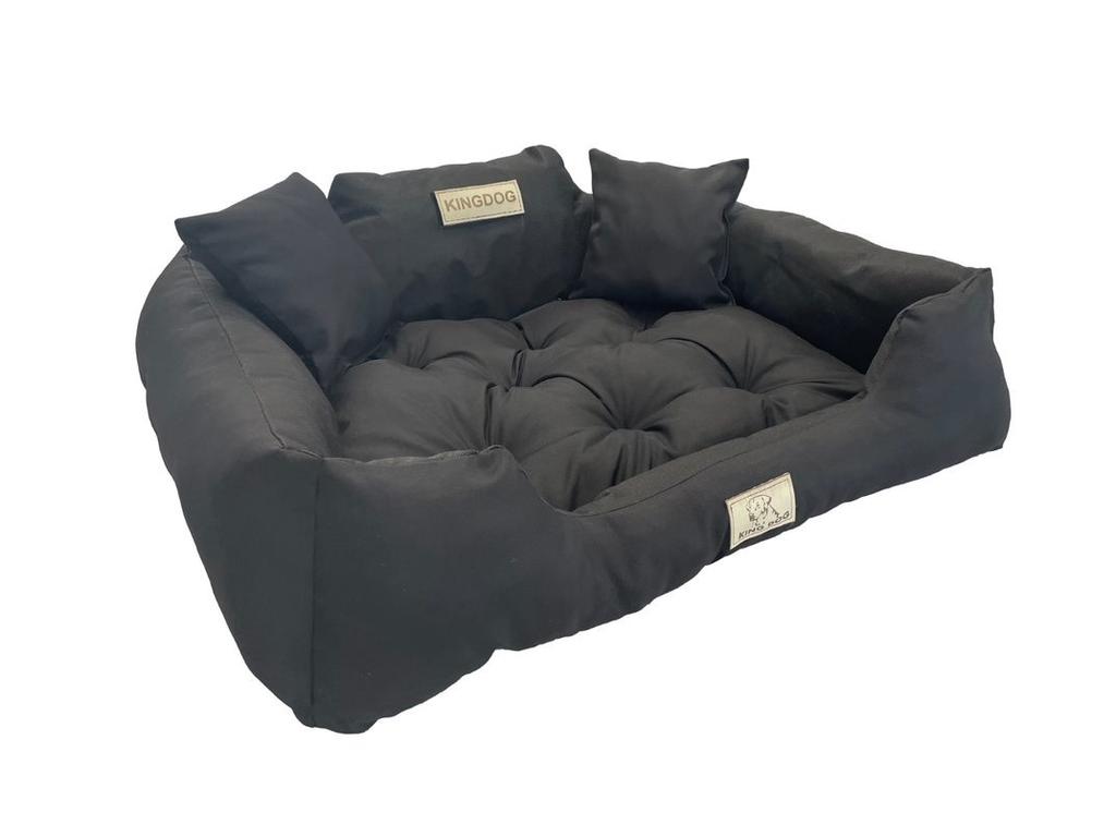 Dog Bed KINGDOG 55x45 Cm Personalized Waterproof Black