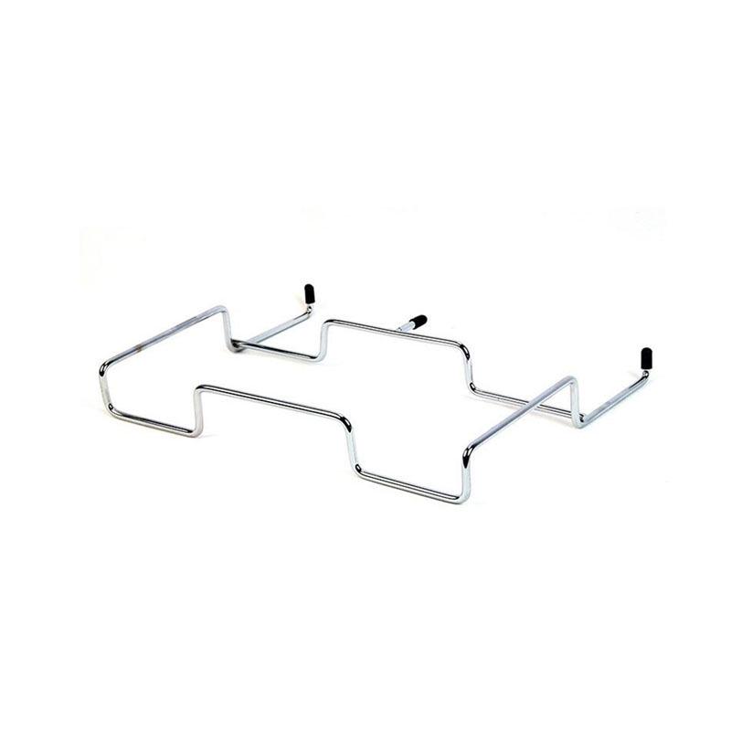 Portable Iron Wire Storage Rack: Camping Table & BBQ Picnic Accessories Rack for Garbage Bags