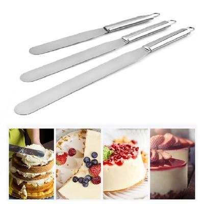 Cremespatel Edelstahl Multifunktions-Sahneabzieher Backwerkzeug für Kuchen DIY Kuchen Dekoration Werkzeuge