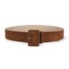 Retro Y2K Faux Suede Wide Belt: Plush, Skirt-Style, Fashionable Women's Waistband
