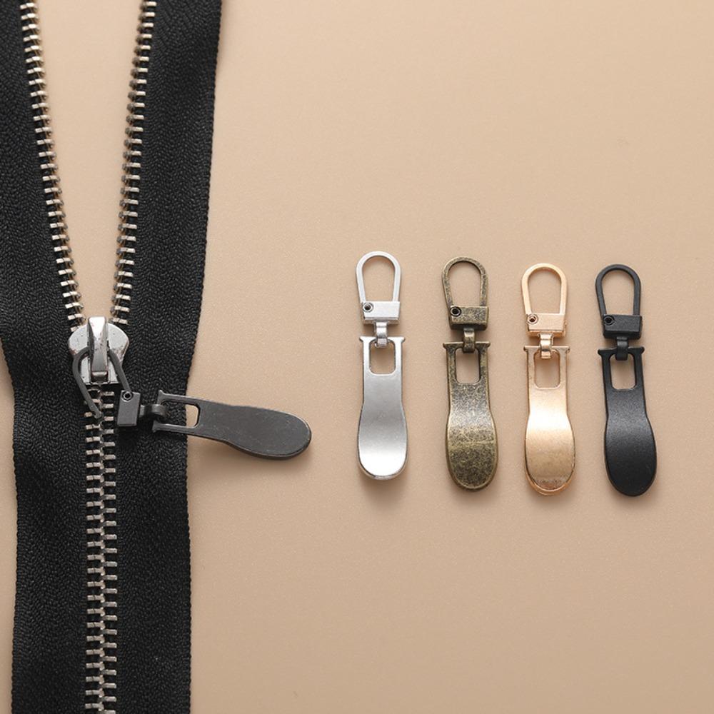 5PCS Detachable Zipper Head Replacement Replacement Tab Zipper Sewing Accessories  Clothing Bag