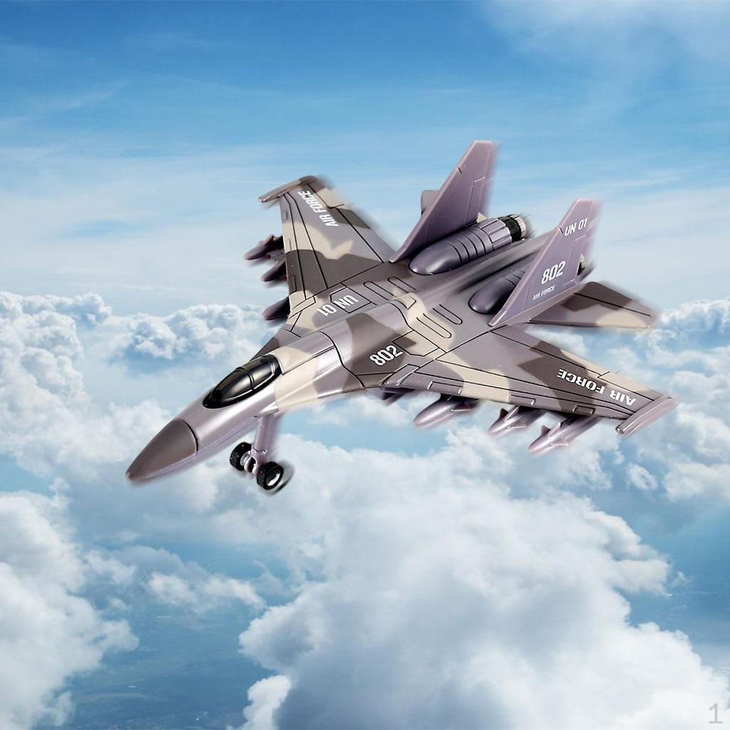 Модель и Звук Автомобиль Настольный Декор Дисплей Игровой Набор Литой Инерционный Истребитель Самолет Реактивный для Su 35 Brown