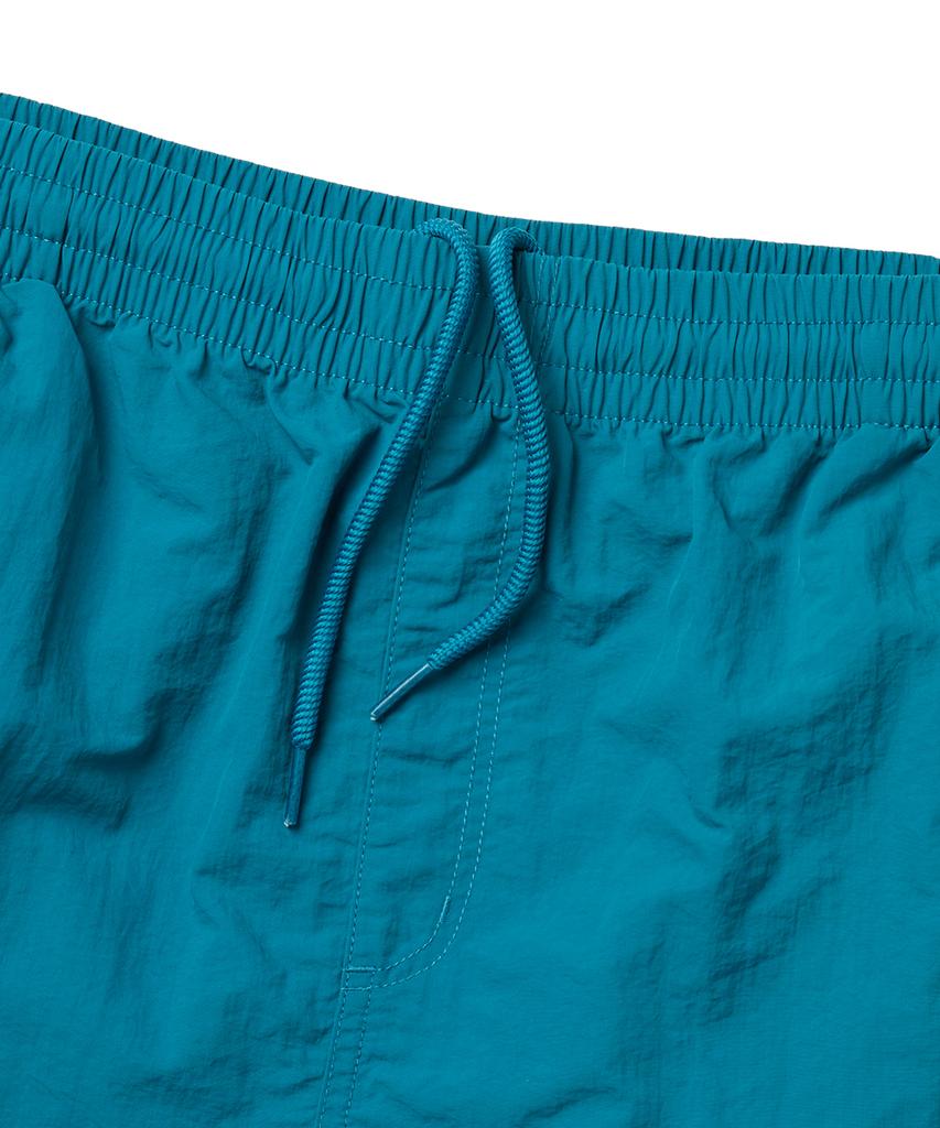 YESEYESEE Paneled Nylon Shorts Teal Blue