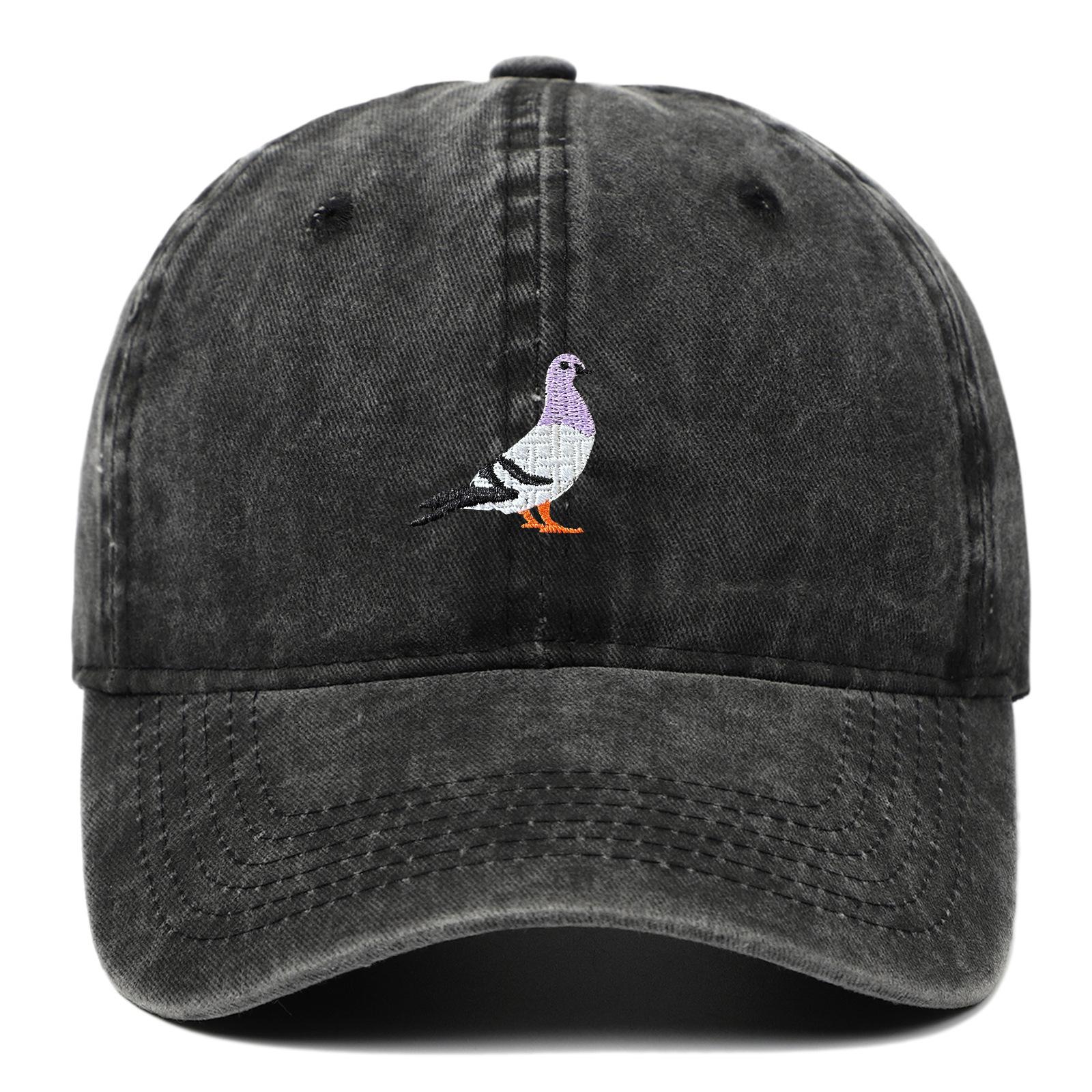 

Men and women summer sun hat outdoor sun protection pigeon embroidered baseball hat ins versatile casual baseball cap