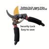 Garden Pruner Shears SK5 Blade Pruning Scissors for Bonsai Fruit Trees Flowers Branches Garden Pruners