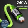 240W Type-C Fast Charge Cable for Apple, Huawei, Vivo, Oppo - 6A Compatibility