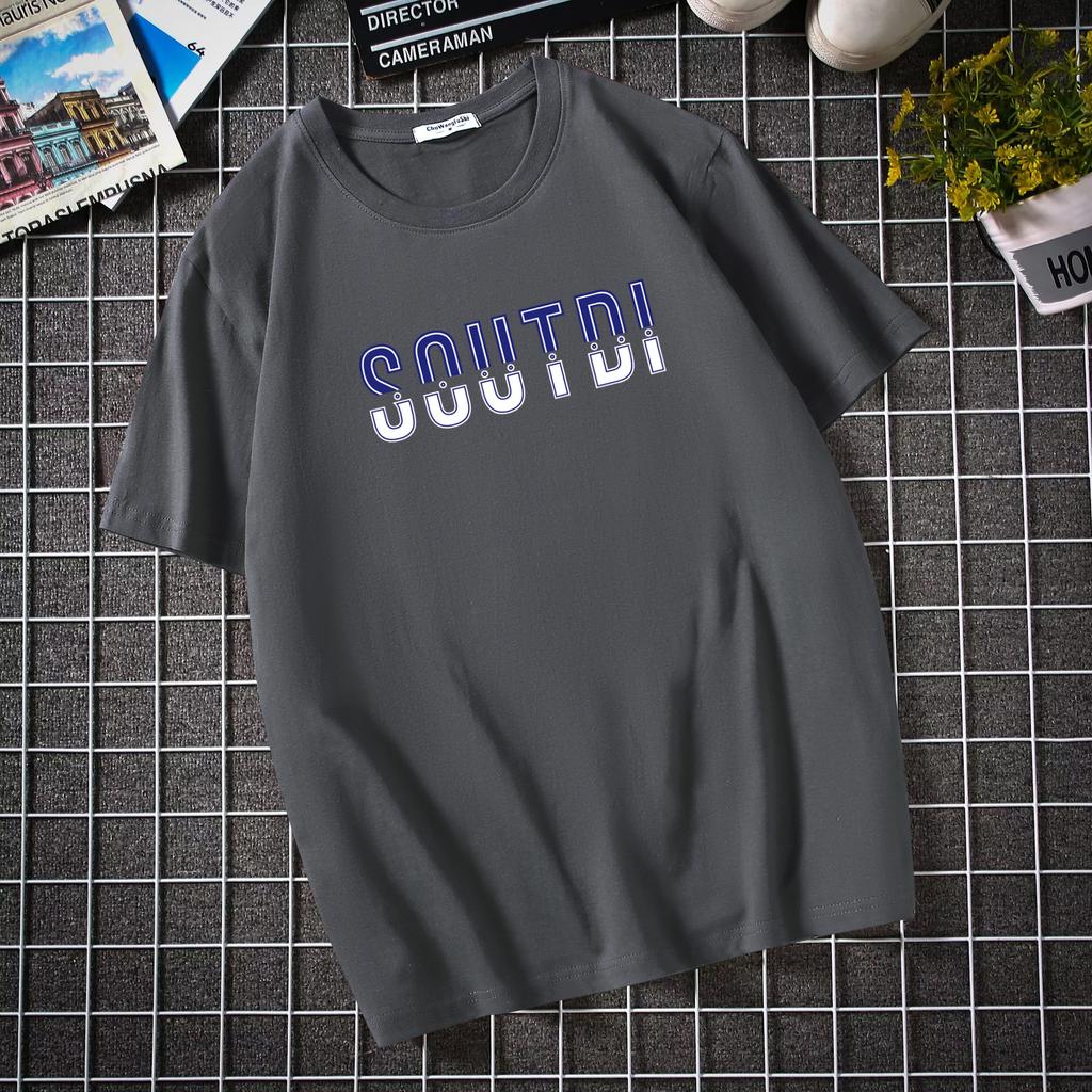 Cotton T-Shirts Men's Pure Cotton Short Sleeved T-shirt Cotton Trendy Brand Student Loose Half Sleeved T-shirt Top T-shirt