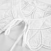 Perfect Match Cotton Fake Collar For Women Flower Embroidery Hollow Lace Detachable Collars Lapel Half Shirt False Collar Female Clothes Decor
