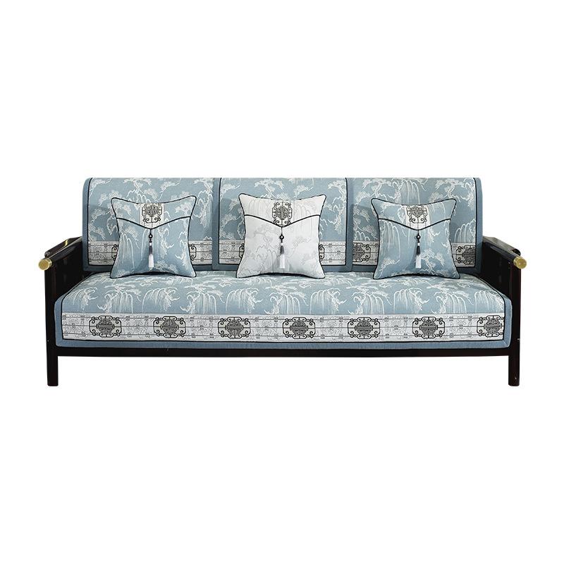 Sofa Cushion, Solid Wood, Mahogany Sofa Cushion Cover, New Anti Slip Pad, Universal All Year Round