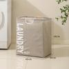 Household Large Dirty Clothes Basket Portable Foldable Fabric Waterproof Dirty Clothes Storage Basket Bathroom Laundry Basket YLE364
