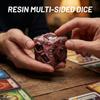 Premium Resin Polyhedral Dice With  Eye, Ideal For Tabletop RPGs