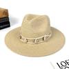 Summer Men's and Women's Sunshade Sunscreen Straw Hat Ethnic Style Fashion Top Hat Retro Bohemian Jazz Hat Sun Hat