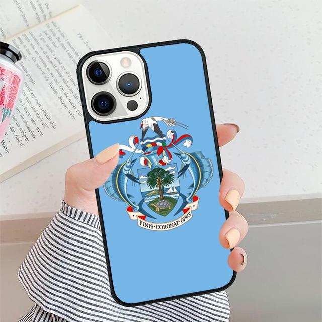 Seychelles Flag Phone Case For iPhone 17 Air 15 16 16e 13 14 Pro Max 11 12 14 Pro Max Plus 13 12 Cover coque Fundas
