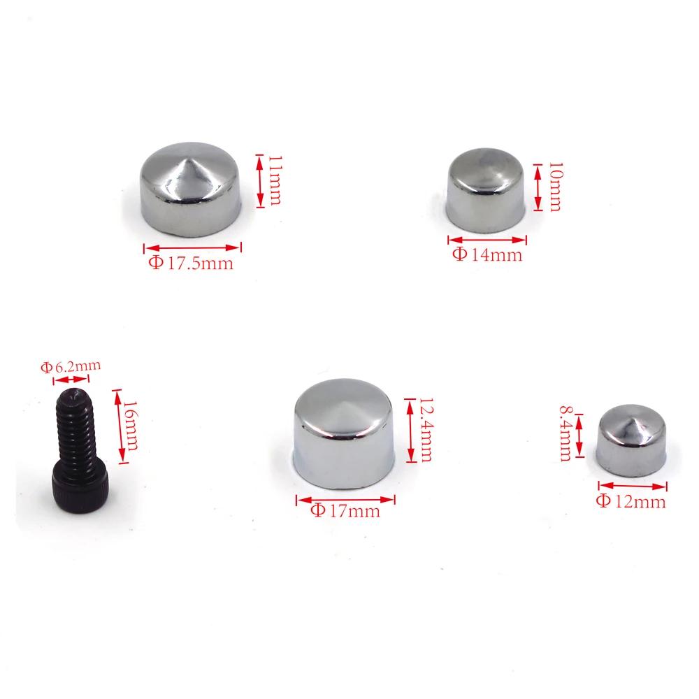 Motorcycle Parts Black Bolts Toppers Caps for 2007-2013 Harley FLT FLH 2008 2009 2010 2011 2012