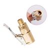 Car Tire Air Chuck Inflator Pump Valve Connector Clip-On Adapter Brass Air Compressor Valve Clip Clamp Connector Nozzle