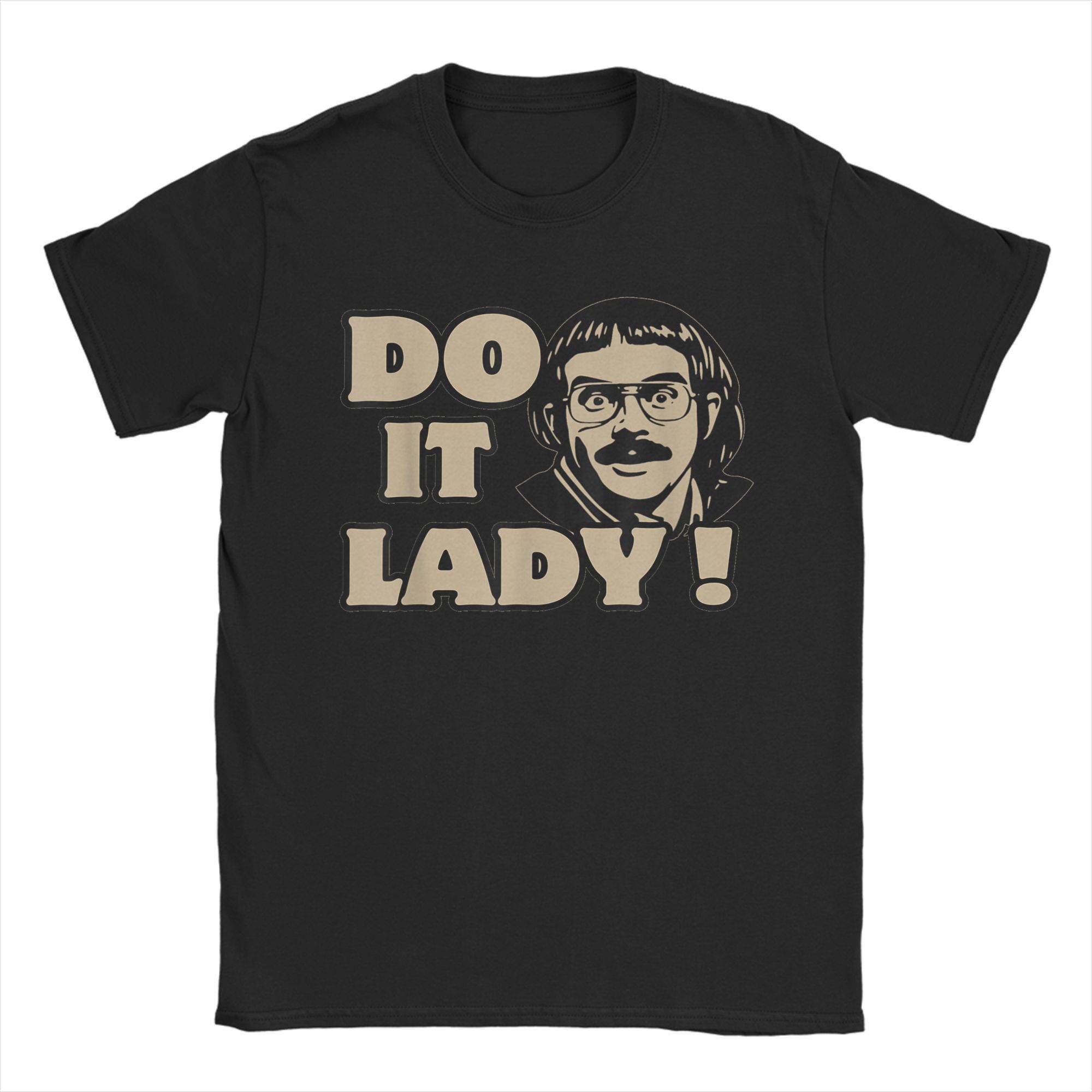 Funny Face Graphic Do It Lady T-shirt M