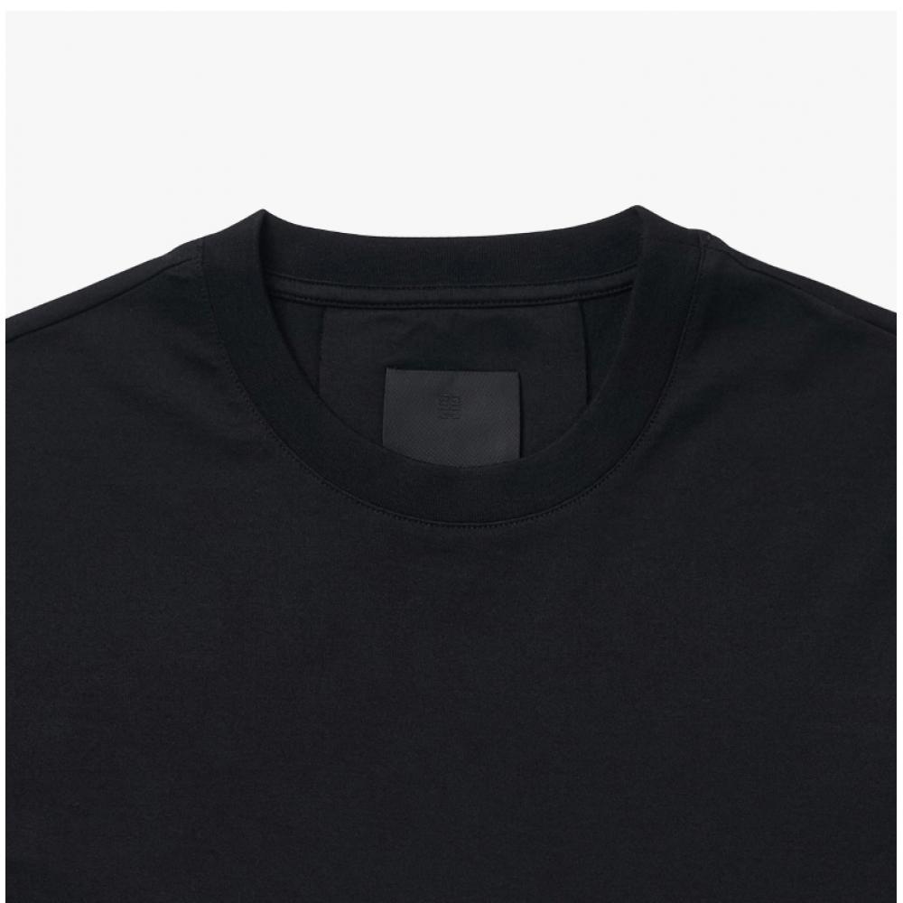 Givenchy Bm716g3yac 001 T-shirt da uomo a maniche corte, vestibilità slim, con stampa logo Archetype, taglia S