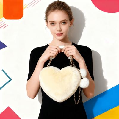 Heart Zippered Shoulder Bag Crossbody Bag