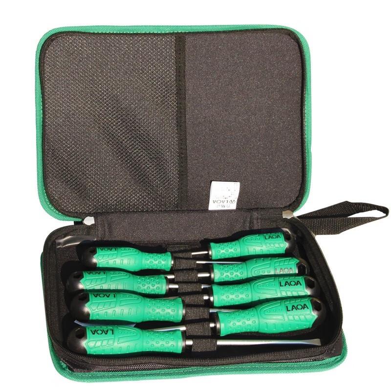 LAOA S2 Alloy Steel 8-Piece Screwdriver Set CN plug (adapter included)