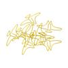 Lot de 100 trombones antidérapants en métal, petits marque-pages décoratifs en forme d'animal mignon