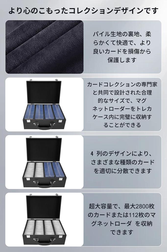 HG CHASING TRIBE Deck Trading Card Holds 2800 Cards Latest Magnetic Loader Game Card Storage Card Trading Card Card Storage Card Storage 4 Holds 2800