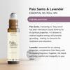 Palo Santo & Lavendel Ätherisches Öl Roll-On von Aromafume | 1 x 10ml / 0,33 fl oz | Aromatherapieöle | Natürliches Roll-On Parfüm | Spirituelle Medita