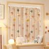 No Punching Ring Type Punching Blackout Curtains Dormitory Bedroom Bay Window Kitchen Opaque Gauze Curtain Finished Product