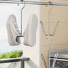 Stainless Steel Shoe Rack, Metal Shoe Hanger Organizer, Drying Shoe Holder Storage Hook for Shoe, Drying Racks