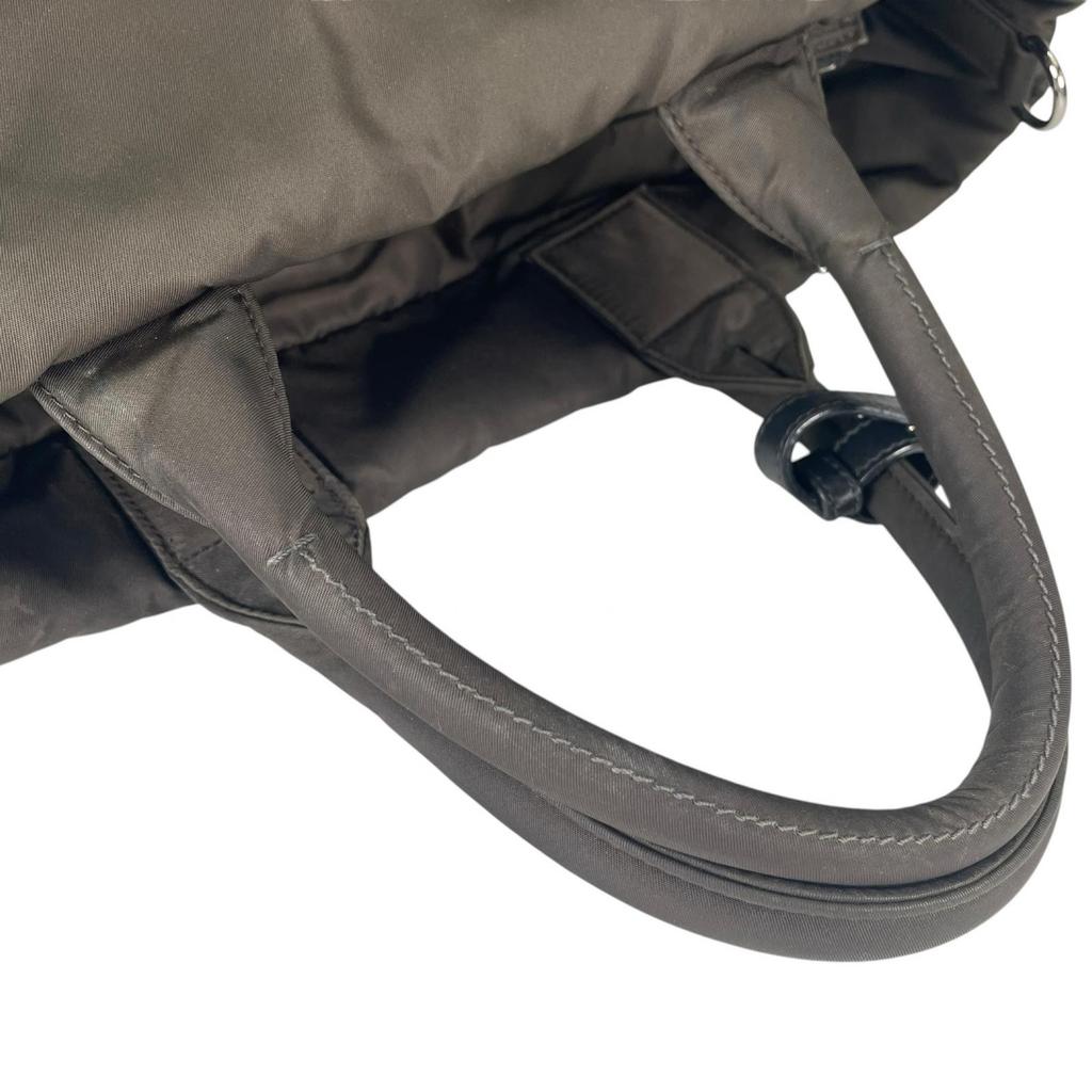 PRADA reversible BN1959 Shoulder Bag khaki Women used