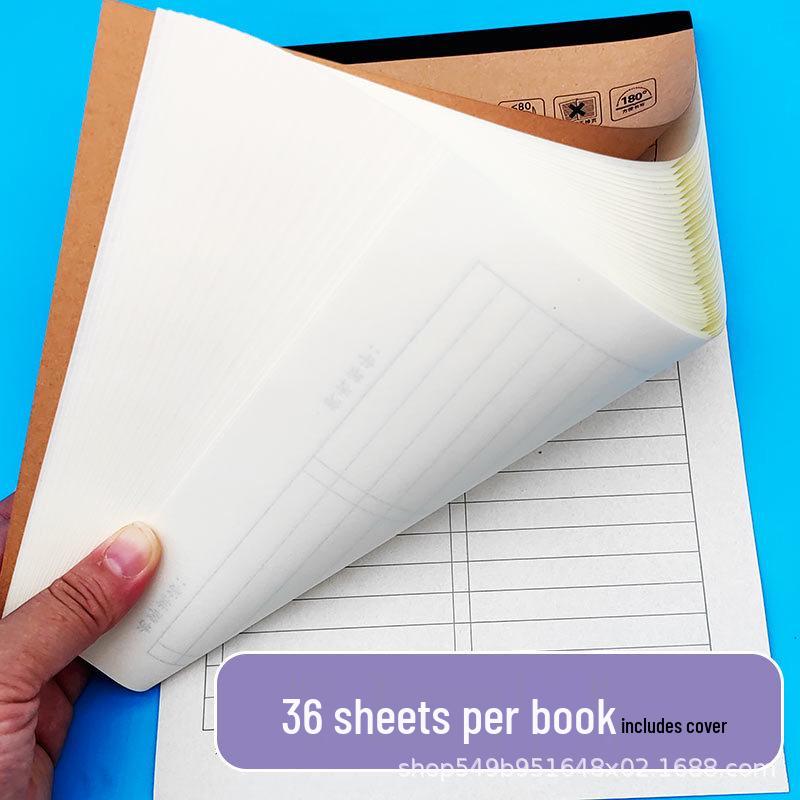 Thickened 16k Mathematics Notebook for Grades 3-6 English Elementary and Middle School Students