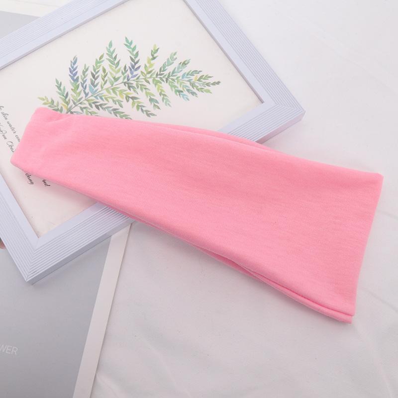 New Women Headband Wide Knitted Cotton Sport  Elastic Hair Bands Yoga Hairband Makeup Hair Hoop Vintag Headwrap Hair Accessories