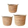 Woven Plant Basket Flower Pots Decorative Large Capacity Holder Storage