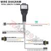 H4 Relay Wiring Harness Socket HID Xenon Lamp Connector Telescopic Lamp Control High Low Light Beam Line Group 1 Lead 2 Lamps