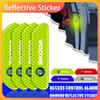 4pcs Car Door Reflective Strips Security Warning Stickers For Fabia Octavia Karoq Kodiaq Kamiq Superb Rapid Citigo Scale